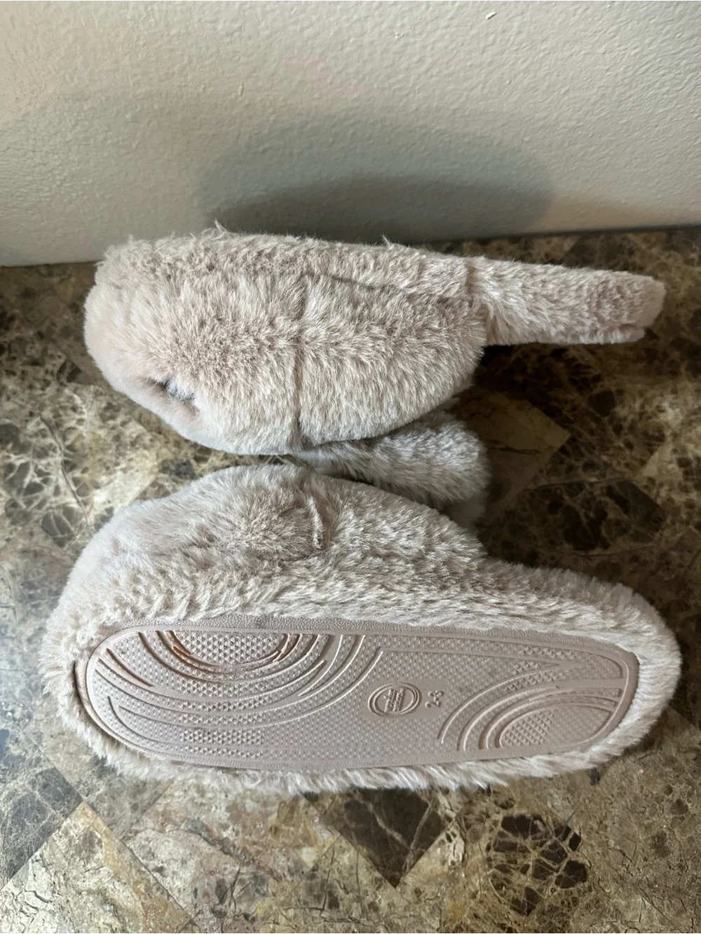 Wonder Nation Bunny Slipper House Shoes Size 2-3 - Picture 5 of 8